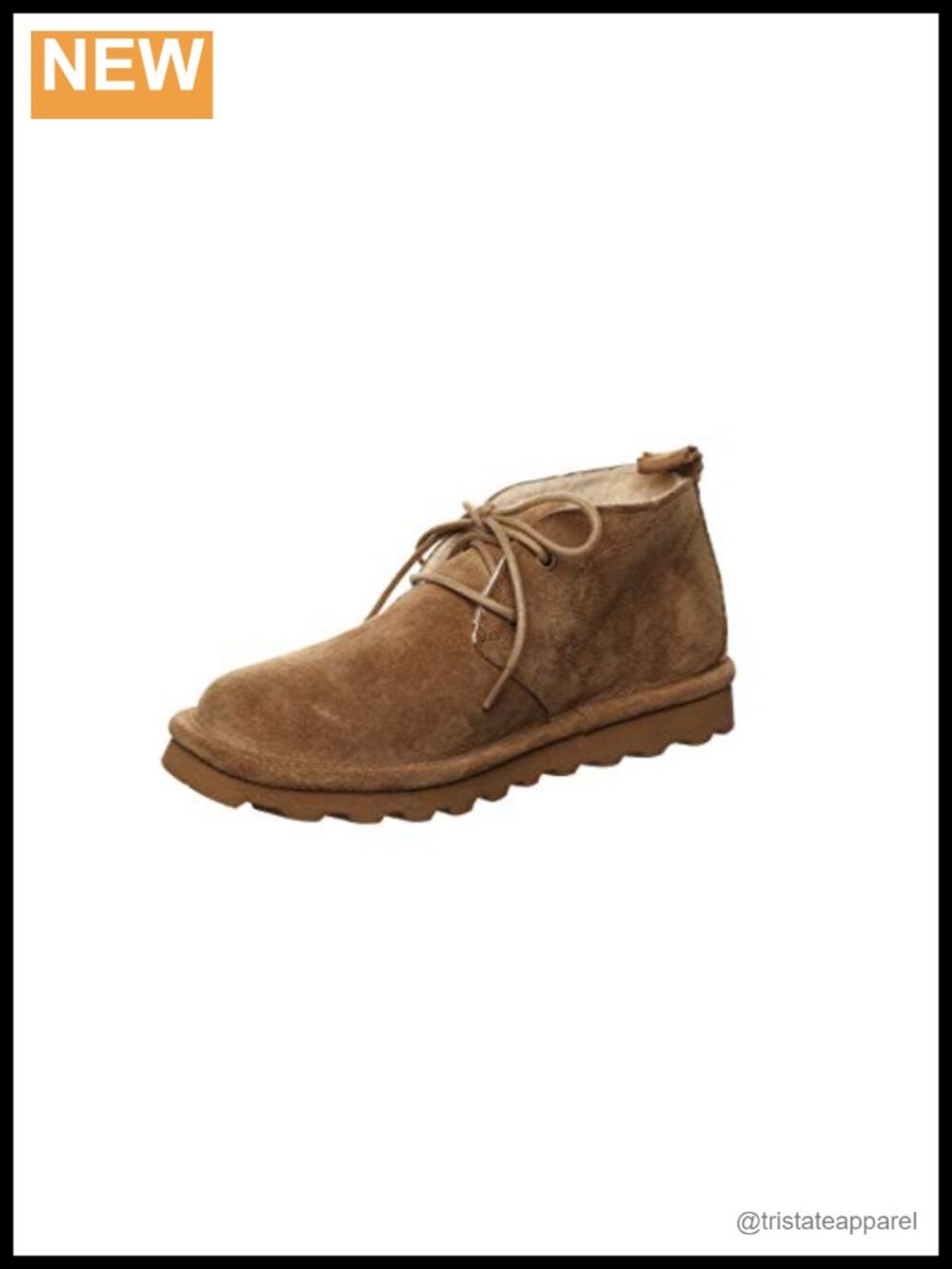 Women's Leather Chukka Ankle Boots Suede Pull On